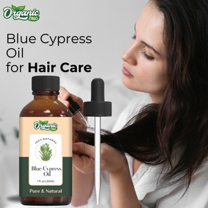 Aceite de ciprés azul orgánico Zing 100%, aceites esenciales naturales puros, cuidado de la piel corporal, Té Rosa mejorado, fragancias de naranja personalizadas - Product Image 4