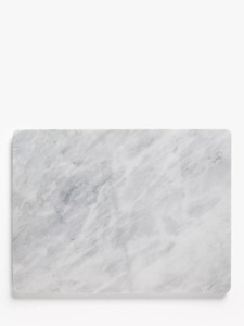 เขียงหินอ่อนสีขาวหรูหราสำหรับตัดและเสิร์ฟในห้องครัวดีไซน์เรียบง่ายทันสมัยเหมาะสำหรับการอบและการทำอาหาร - Product Image 2