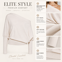 Pull en tricot pour femme, doux, uni, beige, épaules dénudées, manches chauve-souris, coupe décontractée, cachemire/laine, automne, tenue décontractée quotidienne, bureau, fête