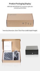 HiOSO Ftth Mini 4 ports Olt Epon 4pon Alimentation DC12V Prise en charge des modules PON 7db 8db 9db 10db PX20+++ WEB SNMP CLI Cloud - Product Image 5