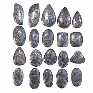AAA+ Quality Natural <b>Marcasite</b> Loose Cabochon Opaque Unenhanced Customizable Size Shape Quartz Gemstone Wholesale Lot Fine - Product Image 6