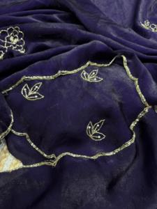 Exclusive Designer Look Soft Premium Space Silk <b>Saree</b> Traditional Elegant Stylish Fancy Latest Indian Modest Wedding Party - Product Image 2