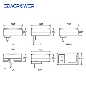 MAX. EM1024KY Medical AC/DC Wall Mount Adaptor 18~24V 30W 1.66A Plug-In Connection for Medical Use - Product Image 2