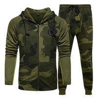 Chándal Deportivo de Camuflaje Personalizado Unisex al por Mayor, con Mangas Largas, Estampado Técnico, Capucha, Bolsillos Laterales, Talla Grande para Invierno