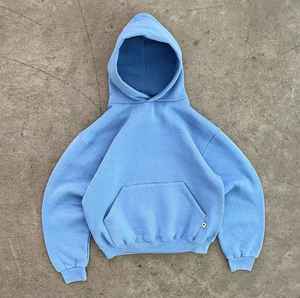 Sudadera para Hombre, 430GSM, 100% Algodón, Logotipo Personalizado, Felpa Francesa, Gruesa, Pesada, Lisa, con Hombros Caídos, Sudadera Gruesa de Invierno - Product Image 2