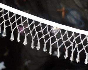 6.5cm Dangling Beaded Trim Tassel <b>Drape</b> Fringe for Bridal Dress Belt Belly Dance <b>Curtain</b> - Product Image 2