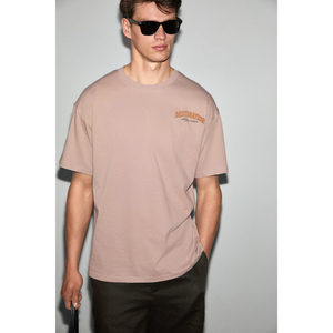 GRIMELANGE ESPADA Camiseta con detalle estampado y cuello redondo 100% algodón orgánico para hombre - Product Image 2