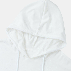 Tye dye pull surdimensionné en coton lourd Streetwear uni personnalisé basique impression vierge broderie sweats à capuche pour hommes fabricant - Product Image 3