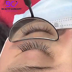 Miroirs à cils en forme de lune de qualité supérieure, best-seller, avec poignée antidérapante, miroir éclairé, acier inoxydable japonais - Product Image 2