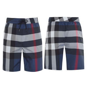 <b>Men's</b> Casual Summer New Style Mid Waist Fitness <b>Shorts</b> Custom Logo Letter Printed Elastic Nylon Cotton for Outdoor Woven Weaving - Product Image 1