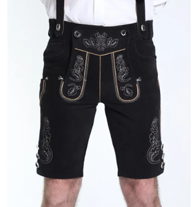 Lederhosen แบล็คฟอเรสต์ผู้ชายบาวาเรีย lederhosen ตามสั่งผลิตจากเยอรมัน - Product Image 2
