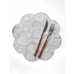 Direct Factory Modern <b>Round</b> Capiz <b>Placemat</b> for Natural Table Styling Competitive Price Bulk Supply From Vietnam - Product Image 2