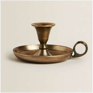 Elegant Aluminum Customized Size & Logo Handmade Taper Candle <b>Tealight</b> <b>Holder</b> with Modern Design for Home Christmas Decoration - Product Image 2