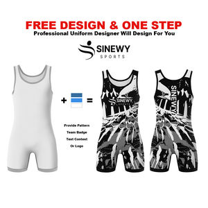 Singlet de lutte Uniforme de lutte à haute élasticité Singlets de lutte durables pour hommes et femmes - Product Image 4