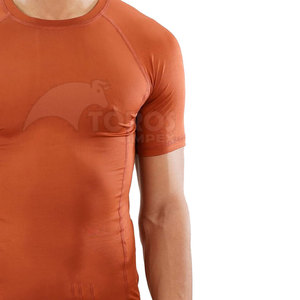 Made In Best Material <b>Men</b> <b>Compression</b> <b>Shirts</b> Custom Logo Printed <b>Men</b> <b>Compression</b> <b>Shirts</b> With Short Sleeve - Product Image 4