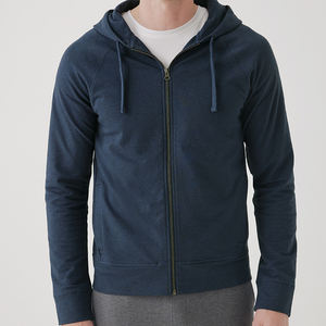 Sweat à capuche zippé en éponge française pour hommes sweats à capuche en coton bio sweats à capuche zippés sweats à capuche personnalisés - Product Image 1