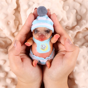 Muñeca de <span class=keywords><strong>Cerdo</strong></span> de Silicona Realista de 4.5 Pulgadas de Babeside, Juguete de Moda para Manualidades, Mini Animal Pintado a Mano para Niños, Juego Creativo - Product Image 2