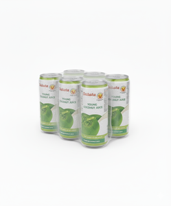 EAU DE COCO 100% PURE DE HAUTE QUALITÉ SANS SUCRE EN BOÎTE (EN CONSERVE) FABRIQUÉE AU VIETNAM - Product Image 1