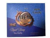En stock, Vente chaude aux États-Unis, Boîte d'emballage bleue avec bonbons au café pur à l'extrait de plante, Sachets cadeaux de bonbons Blue Tiger