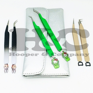 เคสแม่เหล็กสำหรับอุปกรณ์ดูแลความงามเคสหนังใส่โลโก้ตามสั่งใส่ได้3แหนบต่อขนตาอย่างยั่งยืน - Product Image 3