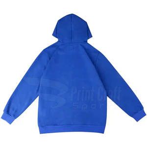 Vêtements d'hiver-Sweats à capuche en coton mélangé avec strass Vêtements personnalisés Hommes Sweats à capuche avec strass - Product Image 2