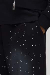 กางเกงวอร์มทรงขากว้างทรงตรงสำหรับผู้ชายกางเกงวอร์มทรงโอเวอร์ไซส์ออกแบบได้ตามที่ต้องการ - Product Image 2