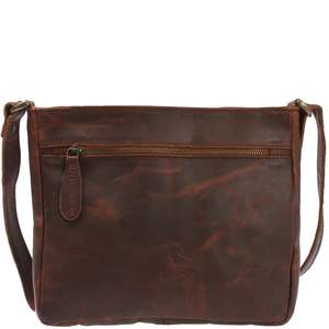 Personnalisable Vintage petit cireux en cuir marron sac fourre-tout confortable bandoulière Sling Fit bohème chaînes à la mode Messenger pour - Product Image 3
