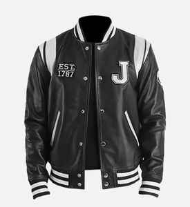 Chaqueta de invierno ajustada para hombre más vendida Top de cuero de diseño personalizado con características únicas - Product Image 6