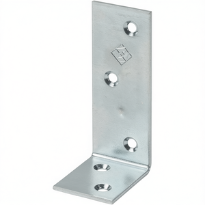 VORMANN Blue Zinc Plated Steel Utility <b>Racks</b> Beam Angle L100x75mm 30mm Width 3mm Thickness Pack Size 10 - Product Image 3