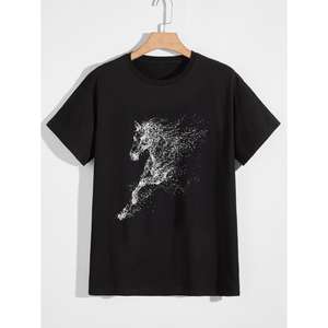 เสื้อยืดแฟชั่นสำหรับเด็กผู้ชายเสื้อยืดสุดเท่ผ้าฝ้ายเนื้อดี100% พิมพ์ลายการ์ตูนตามสั่ง - Product Image 4