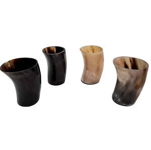 Taza de cuerno de búfalo de calidad Natural personalizable para el hogar y el restaurante Utensilios de cocina estilo Ángel para beber - Product Image 3