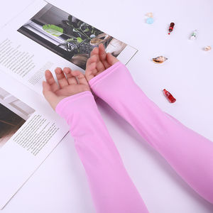 Manchons de bras unisexes personnalisés, doux, pour le sport, le cyclisme en plein air, protection UV, fins, rafraîchissants, 8 couleurs - Product Image 1