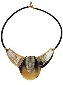 Estilo moderno, venta al por mayor, collar de cuerno de búfalo para mujer, joyería de moda, pulseras, anillo de moissanita para mujer, joyería con calidad Premium - Product Image 4