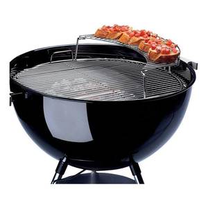 Parrilla para Calentar Alimentos de Acero Inoxidable 8417 Cromado Pulido, 45x23.1x11.7cm, Accesorios para Barbacoa - Product Image 3