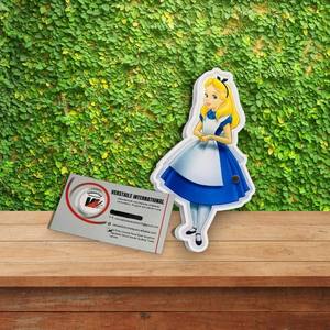 Cute Premium Princess Doll Acrylic Flower Diamond Oval Lash Tiles Plate Magnetic <b>Reusable</b> Eco-Friendly Beauty Tool Custom Logo - Product Image 2