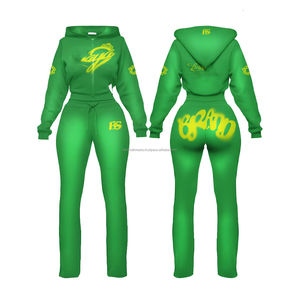 Classic 2-Piece Women's Zipper Long-sleeved Yoga <b>Jacket</b> & Flared Pants Set Nude Feeling Gym Fitness <b>Workout</b> Stretch Sports Set - Product Image 1