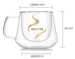 ถ้วยกาแฟทำด้วย<span class=keywords><strong>มือ</strong></span>แก้ว100% 200มล. แก้วกาแฟและชาแก้วกาแฟเอสเปรสโซลาเต้คาปูชิโน่ - Product Image 5