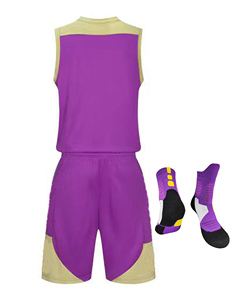 Uniforme de basket-ball de haute qualité à séchage rapide Ensemble de maillots de sport bon marché Vêtements de basket-ball respirants à la mode Style de sublimation - Product Image 2