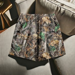 Personnalisé Hommes 5 Pouces Entrejambe Camo Real Tree Activewear Shorts Solide Écologique Personnalisé 5 Pouces Entrejambe Maille Shorts Camo Real - Product Image 2