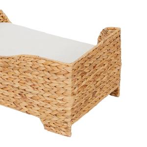 New Arrival Handwoven Wicker Water Hyacinth Pet <b>Bed</b> Eco Friendly Handmade Natural Woven <b>Dog</b> Cat <b>Bed</b> Wholesale Factory Supplier - Product Image 6
