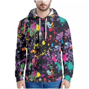 Sudaderas con Capucha Sublimadas para Hombre de Alta Calidad, 100% Algodón, Forradas, Ropa Casual de Invierno, Transpirable, Servicio OEM - Product Image 2