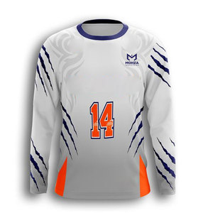 Camiseta de Baloncesto de Manga Larga con Cuello Redondo para Hombre, Diseño Moderno, Color Sólido, Secado Rápido, Transpirable, Spandex/Poliéster, Cómoda y de Alta Calidad - Product Image 1