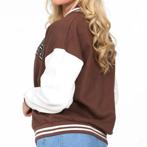 Veste universitaire pour femmes, manteau bombardier Letterman personnalisé, veste de baseball à la mode en gros, vêtements d'extérieur pour équipes, clubs et marques - Product Image 3