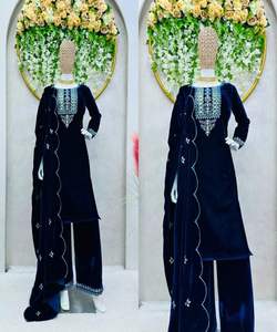 Precio al por mayor, diseñador indio exclusivo pesado, Lahenga Choli Dupatta, ropa de boda tradicional india pakistaní Surat - Product Image 5