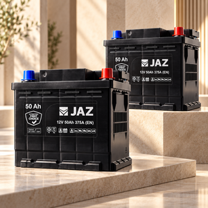 Batería de Arranque Automotriz MF50 L1 12V 50Ah 375 CCA Sin Mantenimiento, Batería para Automóvil JAZ para Aplicaciones Estándar en Vehículos de Pasajeros - Product Image 1