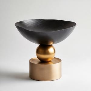 Cuenco de comedor SovereignDip Heirloom Luxe, cuenco para servir de latón antiguo hecho a mano con intrincados grabados reales y acabado Vintage - Product Image 5