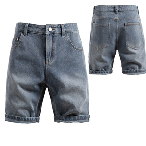 Shorts de Mezclilla Lavados con Ácido para Hombre, Logotipo Personalizado, Etiqueta Bordada, Impresión, Color Sólido, Ecológicos, Secado Rápido, Marca Privada, Fábrica, Venta al Por Mayor - Product Image 5