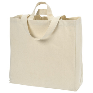 Dual Carry Organic Cotton Tote <b>Bag</b> Durable Modern Design <b>Long</b> Handle Leopard Letter Medium for Daily Advertising Foods Carrying - Product Image 2