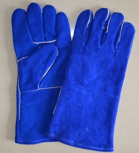 ถุงมืองานเชื่อมหนังสำหรับอุตสาหกรรมถุงมืองานเชื่อมหนังสีแดง - Product Image 4