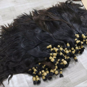 Materia prima de alta calidad procedente de Vietnam, cabello natural para extensiones de cabello, precio al por mayor, 1 kg, longitudes de 40 cm a 90 cm - Product Image 1